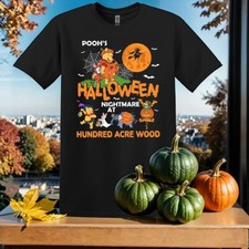 Linda Camiseta Pooh's Halloween Camiseta Hombres Mujeres Unisex Camiseta SY67 segunda mano  Embacar hacia Mexico