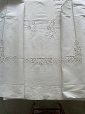 Drap ancien monogramme d'occasion  Chauny
