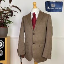 Aquascutum men herringbone for sale  NEWCASTLE UPON TYNE