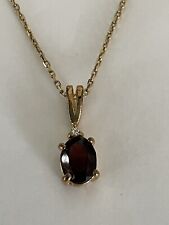 Pendentif pierre grenat d'occasion  Carry-le-Rouet