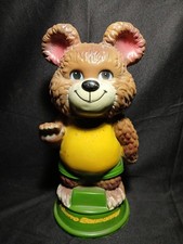 XII Jogos Olímpicos de Verão Moscou 1980 MISHA BEAR Mascote COIN BANK Bancomer México comprar usado  Enviando para Brazil