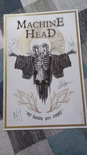 Machine Head ~ Cartaz VIP assinado 2022 turnê 'Electric Happy Hour' ESTADO PERFEITO/QUASE PERFEITO comprar usado  Enviando para Brazil