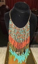 Fringe bib necklace for sale  Atoka
