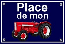 Plaque place tracteur d'occasion  Paris I