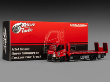 Usado, FLAT BED TRUCK - Liberty Walk Custom - LBWK  - red / black - MicroTurbo 1:64 comprar usado  Enviando para Brazil