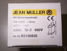 Jean müller sicherungseinsatz gebraucht kaufen  Kiel