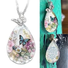 Colar Lena Liu "Until We Meet Again" lembrança de cristal presente borboleta comprar usado  Enviando para Brazil