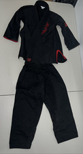 Usado, Blusa e calça infantil uniforme Gi artes marciais elite infantil tamanho 0 preto jiu jitsu comprar usado  Enviando para Brazil