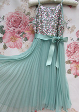 Monsoon green sequin for sale  DAVENTRY