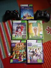 Console Xbox 360 + Kinect + dois controles + jogos comprar usado  Enviando para Brazil