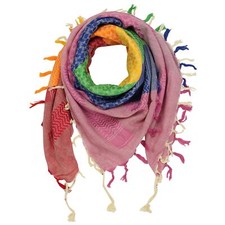 Kefiah colorata multicolore usato  Spedire a Italy