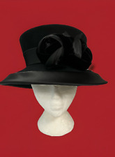 Black designer hat for sale  LONDON