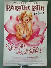 Affiche cabaret paradis d'occasion  Paris XI