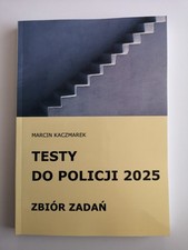 Używany, Testy do Policji 2025 Marcin Kaczmarek  na sprzedaż  PL