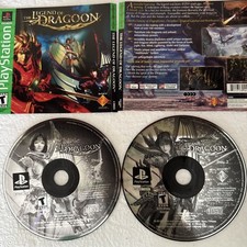 The Legend Of The Dragoon Ps1 PlayStation Inlay, Disk 2 3 NTSC-U/C SCUS-94491 na sprzedaż  PL