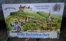 Blechschild kulmbacher actien gebraucht kaufen  Ostrach