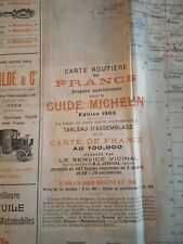 Carte michelin 1903 d'occasion  Paris XIX