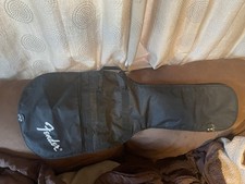 Bolsa de guitarra FENDER preta logotipo lona estojo macio alça única forrada de flanela 41", usado comprar usado  Enviando para Brazil