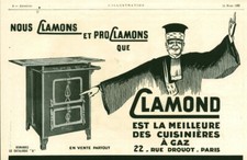 Antique clamond gas d'occasion  Expédié en Belgium