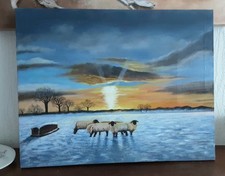 Winter wonderland oil for sale  CARNFORTH