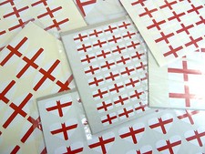 Usado, Etiquetas adesivas da bandeira da Inglaterra cruz inglesa de São Jorge - Várias formas e tamanhos  comprar usado  Enviando para Brazil