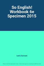 English workbook specimen d'occasion  France