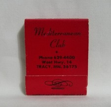 Vintage matchbook mediterranea for sale  Spindale