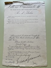 Documento storico firmato usato  Pisa