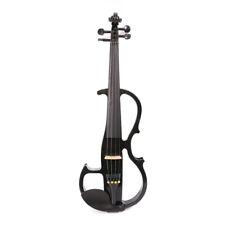 Novos acessórios silenciosos de ébano para viola elétrica de 16 polegadas com estojo arco viola preta comprar usado  Enviando para Brazil