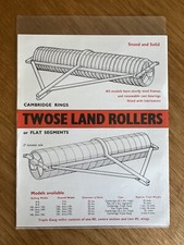 Twose land rollers for sale  PENZANCE