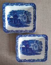 Vintage blue white for sale  RUNCORN