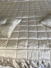 Cream bed throw for sale  WEST DRAYTON