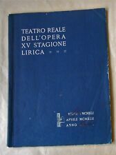 Libretto opera lirica usato  Firenze