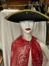 Black pirate hat for sale  Vail