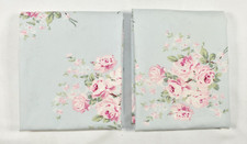 Simply Shabby Chic Azul Pálido Bella Rosa Rosas Floral King Shams Conjunto de 2 Casa de Campo, usado comprar usado  Enviando para Brazil