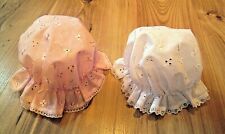 Broderie anglaise pink for sale  LEICESTER