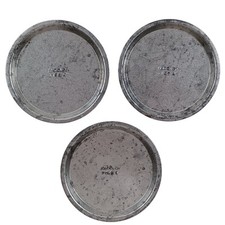 Mini assadeiras redondas vintage Ekcoloy T159 5" conjunto de 3 panelas para pizza comprar usado  Enviando para Brazil