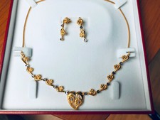 Gold collier set gebraucht kaufen  Deutschland