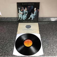 LP VINYL BLACK SABBATH HEAVEN AND HELL 9102 752 UK 1ST PRESS 1980 EX/EX comprar usado  Enviando para Brazil
