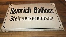 Altes blechschild emailleschil gebraucht kaufen  Rudolstadt