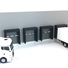 Facades d'Entrepôt Quai Camion, HO 1/87 Décor Chargement Transport Logistique H0 na sprzedaż  Wysyłka do Poland