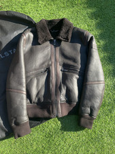 Giacca shearling belstaff usato  Spedire a Italy