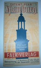 Patent stadtplan hamburg gebraucht kaufen  Deutschland