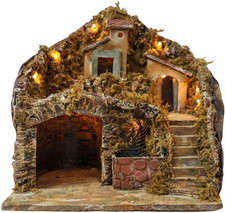 Presepe completo illuminato usato  Roma