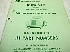 International trucks timken for sale  La Crosse