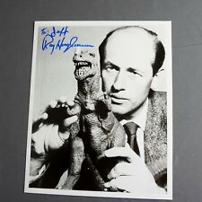 FOTO AUTOGRAFADA RAY HARRHAUSEN Produtor de Efeitos Especiais 8x10 P&B comprar usado  Enviando para Brazil