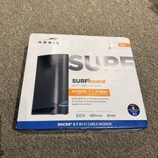 Modem a cabo Arris G34 SURFboard DOCSIS 3.1 Gigabit e roteador Wi-Fi 6 - AX3000 comprar usado  Enviando para Brazil