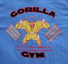 Camiseta Gorilla Gym Old School Culturismo Vintage Músculo Nueva Talla M L XL segunda mano  Embacar hacia Mexico