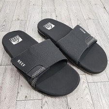 Abridor de garrafa REEF Fanning Slides embutido cinza ajustável masculino 6 - feminino 7,5 comprar usado  Enviando para Brazil