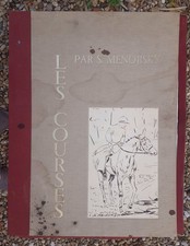 Lithographies courses chevaux d'occasion  Paris XV